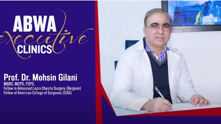 Services of Dr. Mohsin Gillani at ABWA Executive Clinics