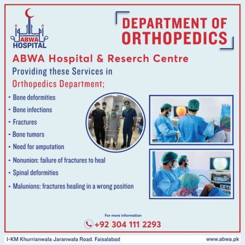 Services of Orthopedics Department