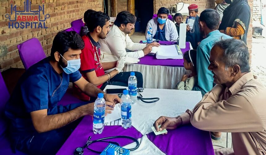 ABWA Hospital & Research Centre organized its 8th successful free medical camp in Gulshan e Ahmed Town, Khurrianwala, Faisalabad.