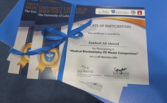 First-Year MBBS Students Impress at Intercollegiate Biochemistry 3-D Model Competition 2025