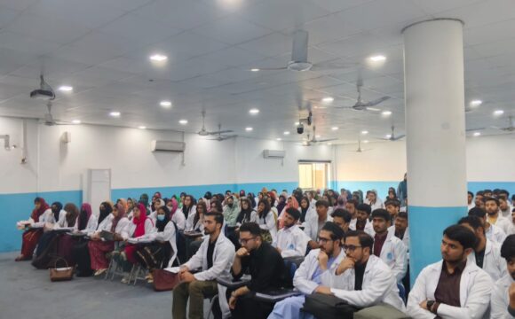 Principal Addresses Newly Admitted 1st Year MBBS Students at ABWA Medical College