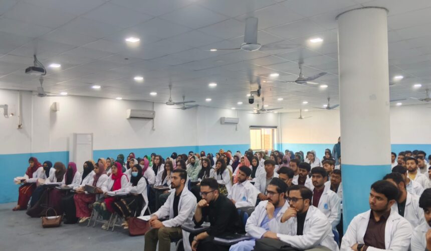 Principal Addresses Newly Admitted 1st Year MBBS Students at ABWA Medical College