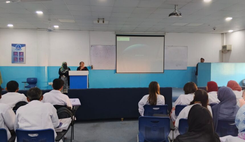 Chairperson Mrs. Faiza Khurram Delivers Lecture to First-Year Students